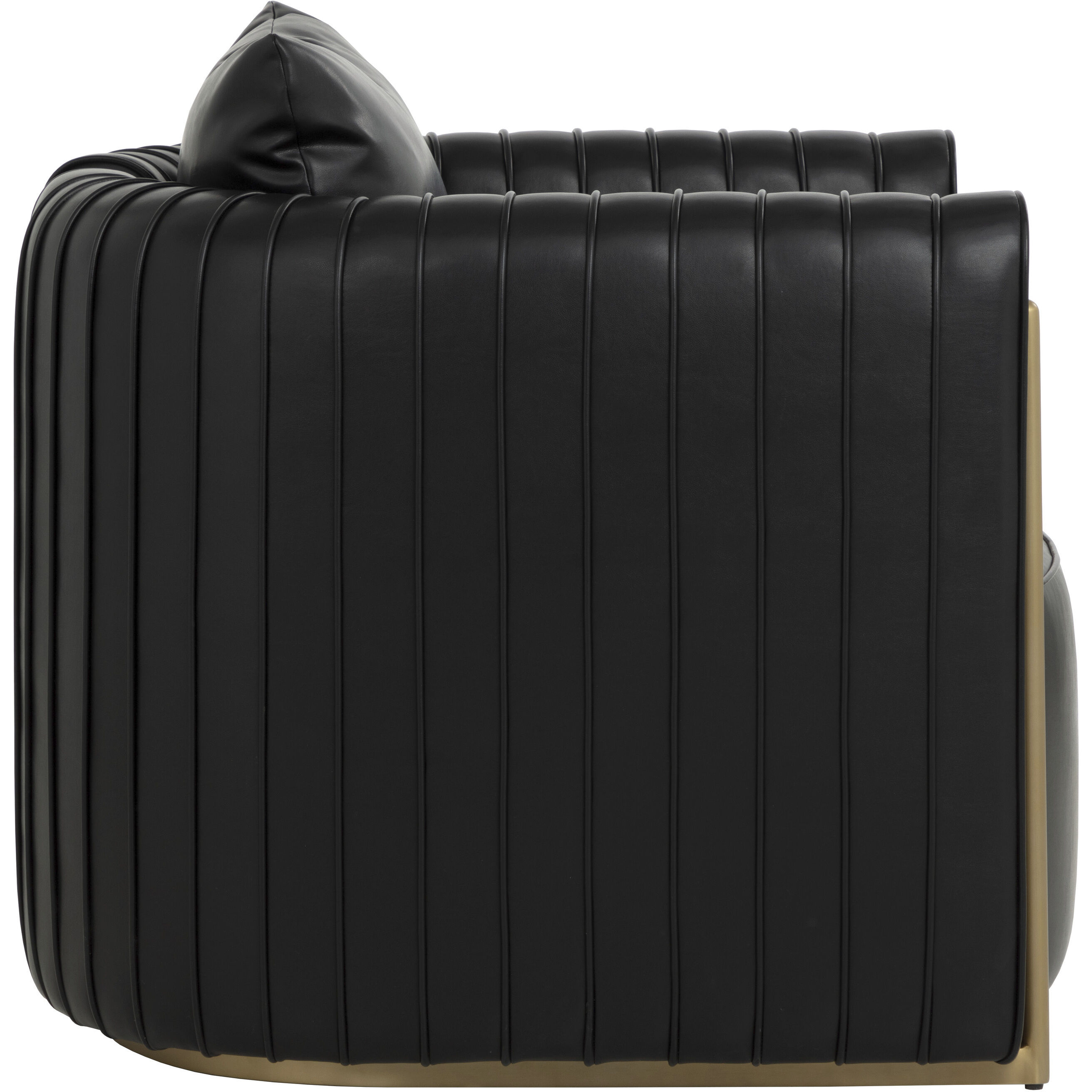 Alix Cantina Black Lounge Chair